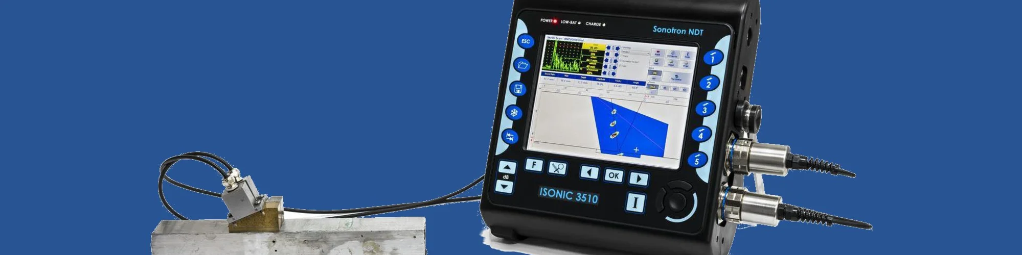 <h2>ISONIC 3510</h2>
<p>Дефектоскоп на фазированных решетках</p>